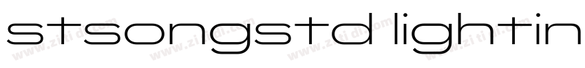 stsongstd lighting u字体转换 stsongstd lighting u字体转换